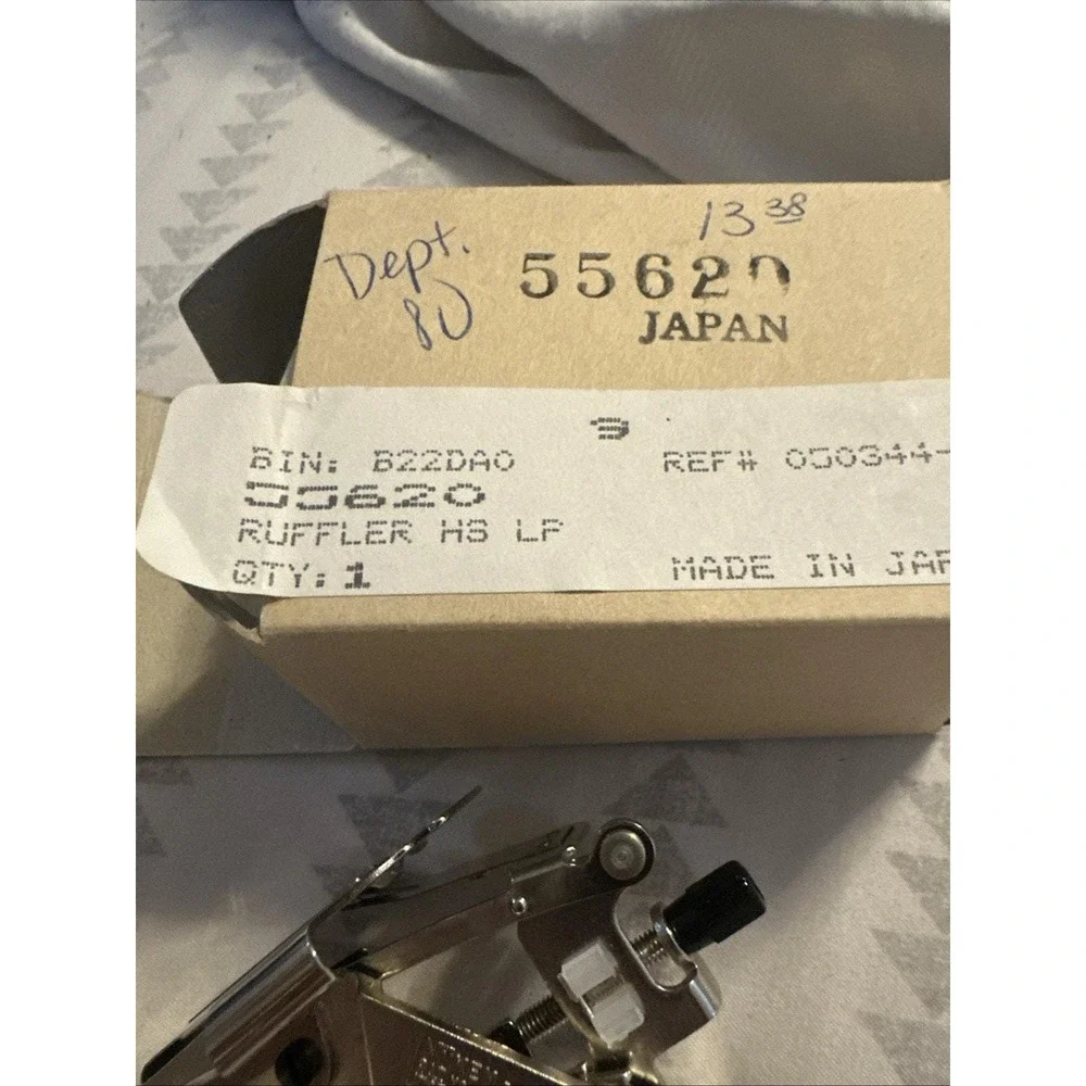 Ruffler Attachment: Vintage Japanese Sewing Tool (Left Needle, Model 55620)‎